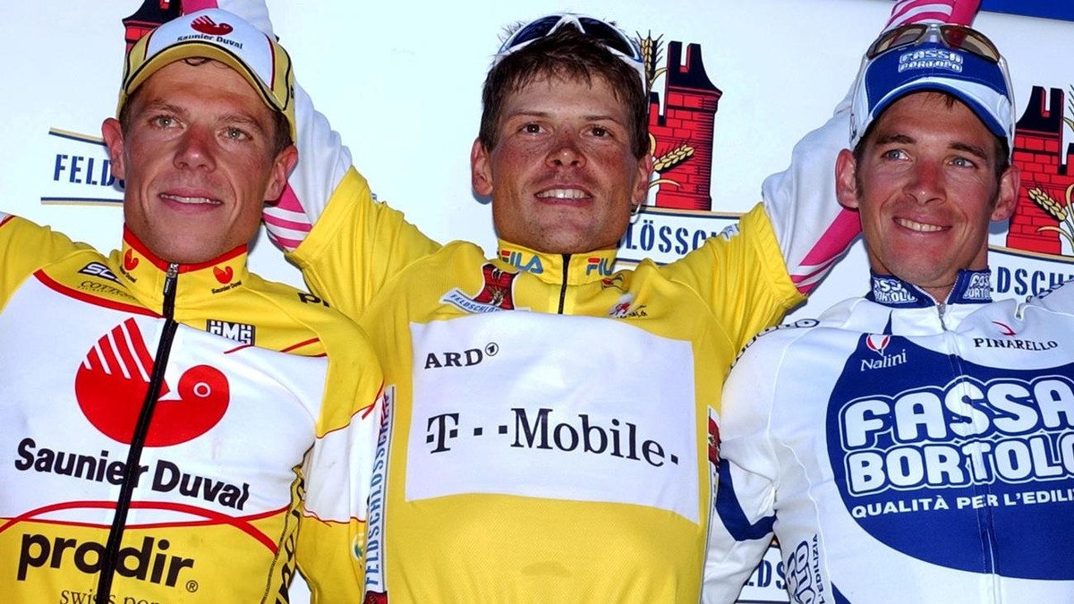 Jeker verliert die Tour de Suisse 2004 gegen Ullrich um eine Sekunde