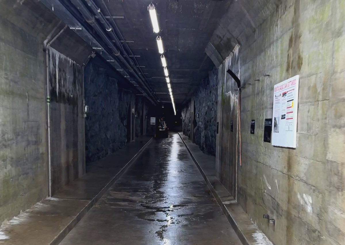 Der Weg ins Innere der Festung.