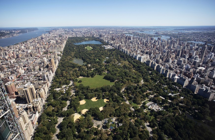 New York&#039;s Central Park is seen from an upper floor of the Central Park Tower, Tuesday, Sept. 17, 2019. At 1550 feet (472 meters) the tower is the world&#039;s tallest residential apartment build ...