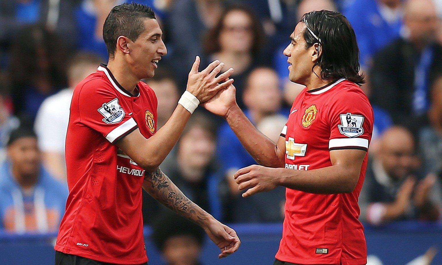 Angel Di Maria und Falcao werden Manchester United wohl schon bald wieder verlassen.