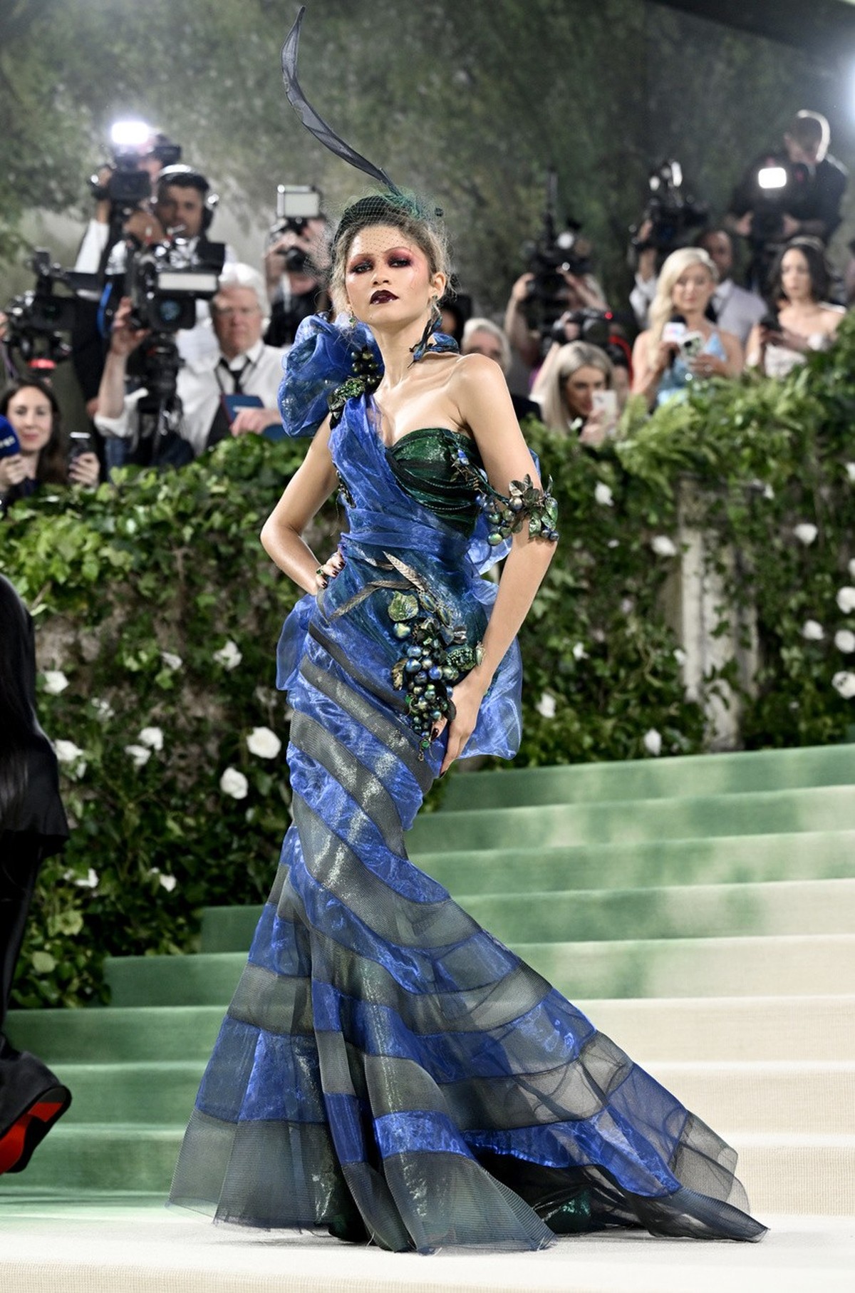 Zendaya attends The Metropolitan Museum of Art's Costume Institute benefit gala celebrating the opening of the "Sleeping Beauties: Reawakening Fashion" exhibition on Monday, May 6, 2024 ...