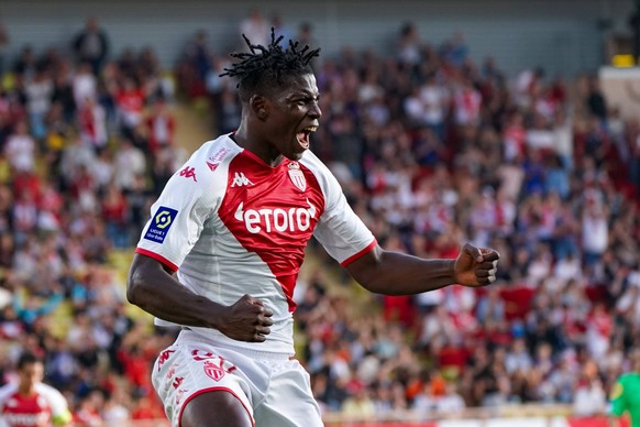 JOIE - Breel Embolo AS Monaco FOOTBALL : AS Monaco vs SCO Angers - Ligue 1 Uber Eats - Monaco - 30/10/2022 NorbertScanella/Panoramic PUBLICATIONxNOTxINxFRAxITAxBEL