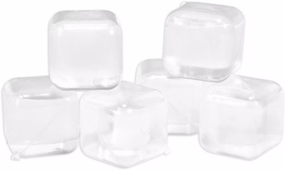 Wiederverwendbare Eiswürfel