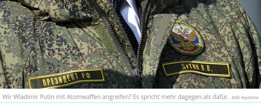 Wir Putin angreifen?