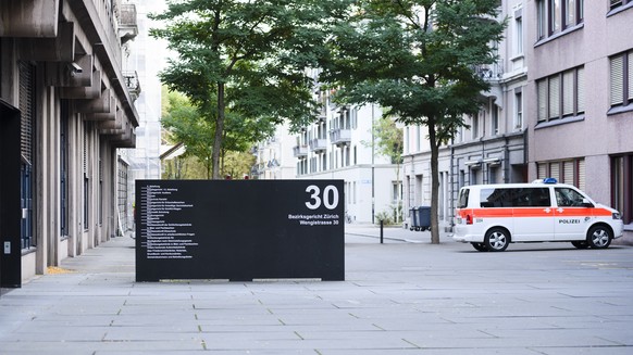 Das Gebaeude des Bezirksgerichts an der Wengistrasse 30 in Zuerich fotografiert am 3. Oktober 2016 in Zürich. (KEYSTONE/Manuel Lopez)