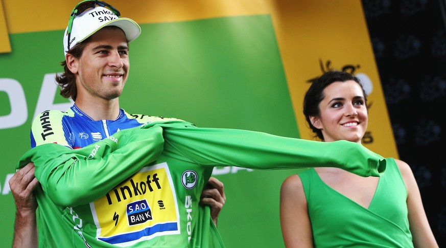 Grün steht ihm gut: Peter Sagan.