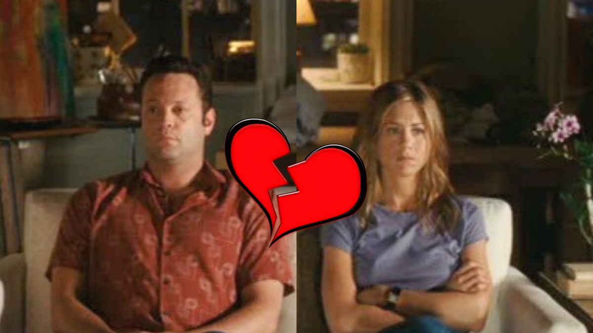 Ne prenez pas exemple sur ce couple dans le film "La rupture" (2006) avec Jennifer Aniston et Vince Vaughn.