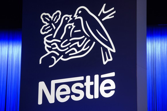 epa06716215 (FILE) - A Nestle&#039;s logo is pictured during the general meeting of the world&#039;s biggest food and beverage company, Nestle Group, in Lausanne, Switzerland, 12 April 2018 (reissued  ...