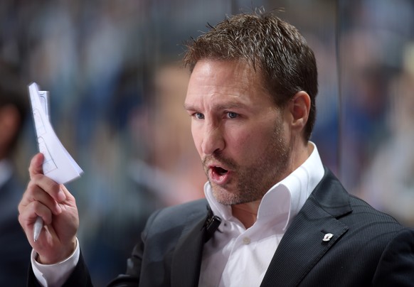 23.09.2014; Berlin; Eishockey Champions Hockey League - Eisbaeren Berlin - Fribourg-Gotteron; Trainer Jeff Tomlinson (Berlin) (Jan-Philipp Burmann/City-Press/freshfocus)