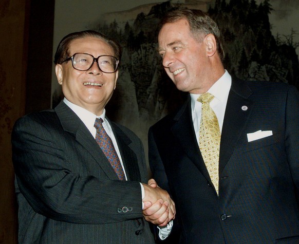 Beinahe hätte der damalige chinesische Präsident Jiang Zemin seinen Staatsbesuch frühzeitig abgebrochen.