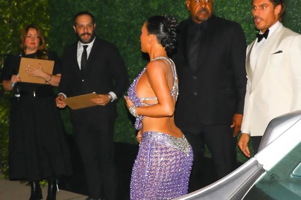 Kim Kardashian at Kris Jenner's party