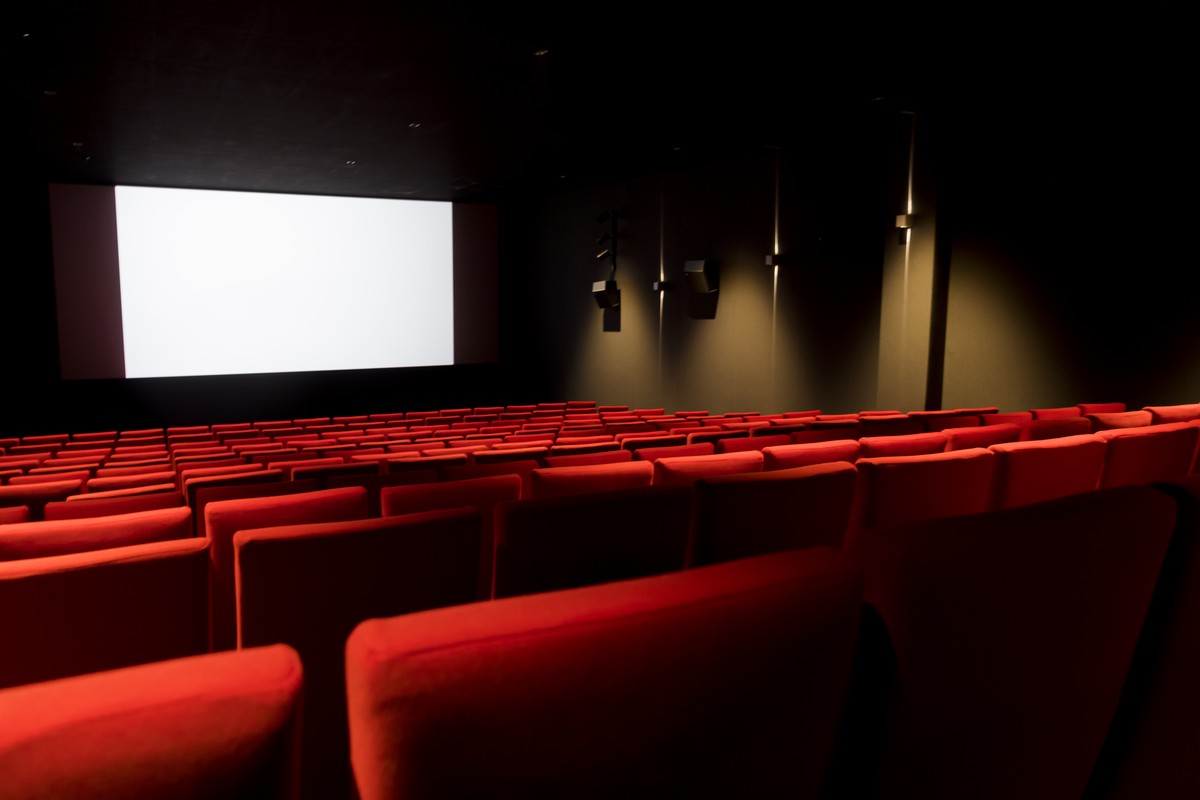 Une vue sur une salle de cinema de "Pathe Les Galeries" lors d'une conference de presse de la Fondation romande pour le cinema (Cineforom) le jeudi 21 novembre 2019 a Lausanne. (KEYSTON ...