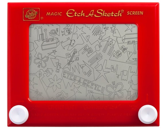 http://www.amazon.com/Ohio-Art-Classic-Sketch-Screen/dp/B00000J0HG etch a sketch