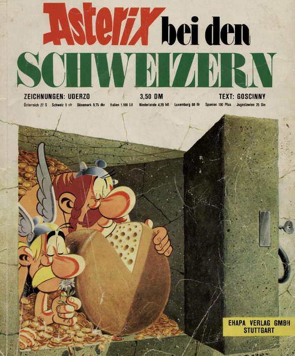 «Asterix bei den Schweizern» erschien in deutschsprachigen Ländern 1973.