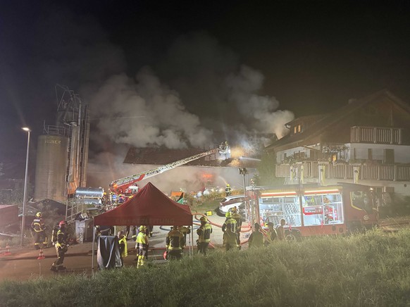 Scheunenbrand HIlfikon