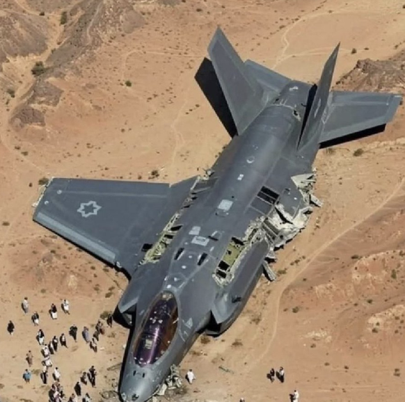 F-35 KI-Bild AI fake image
