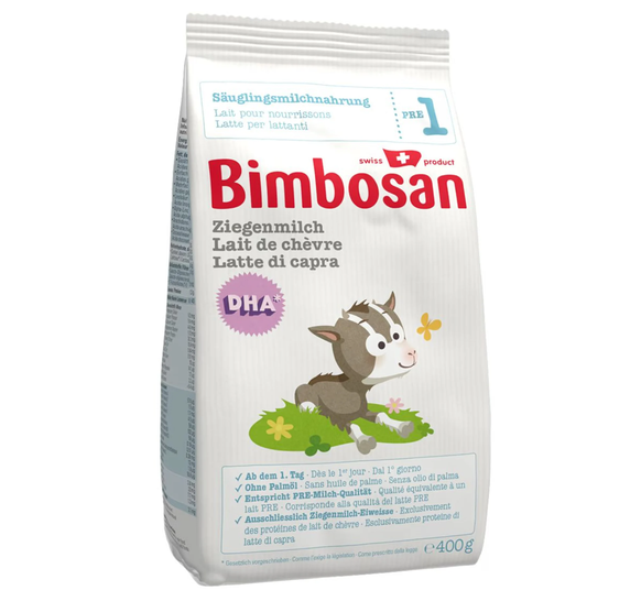 Betroffen vom Rückruf ist die Bimbosan-Ziegenmilch.