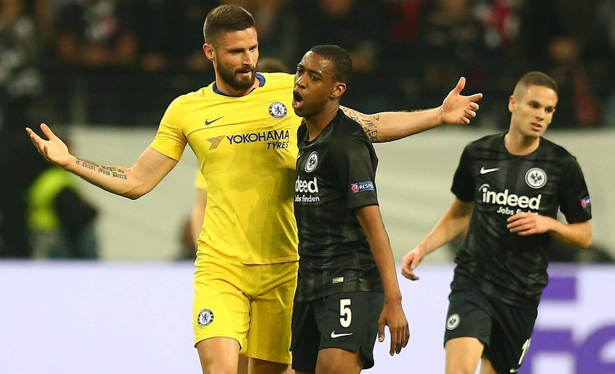 Europa-League-Halbfinal: Gelson Fernandes scheitert mit Eintracht Frankfurt 2019 an Chelsea.
