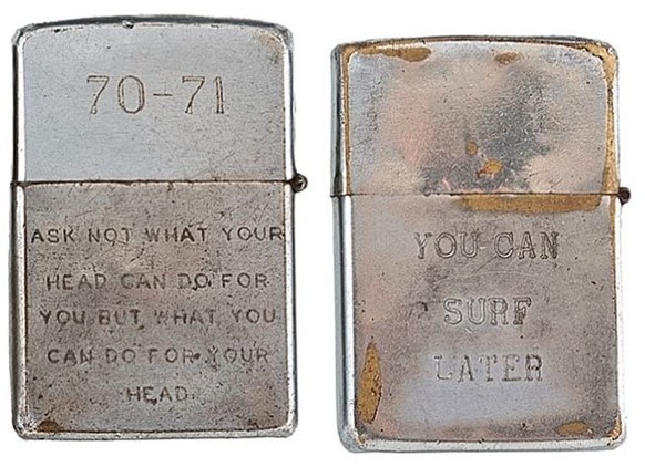 Vietnam War Zippo Lighters
https://silodrome.com/zippos-vietnam/