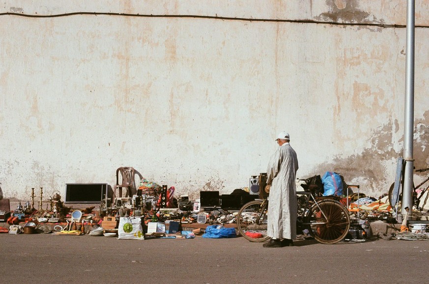 Jules Trümpler, einziger Schweizer: Markt In Essaouira