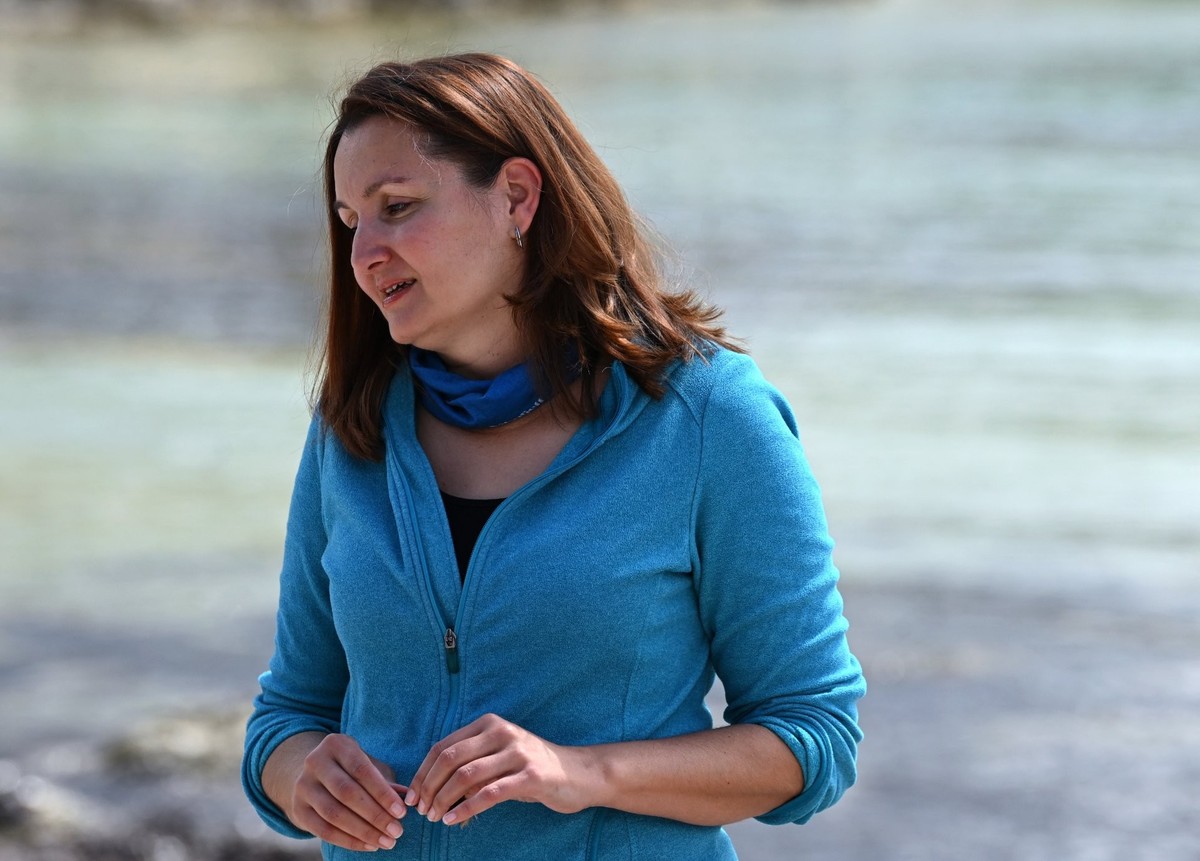 La géologue Kristina Pikelj, professeur à la faculté des sciences de l'université de Zagreb