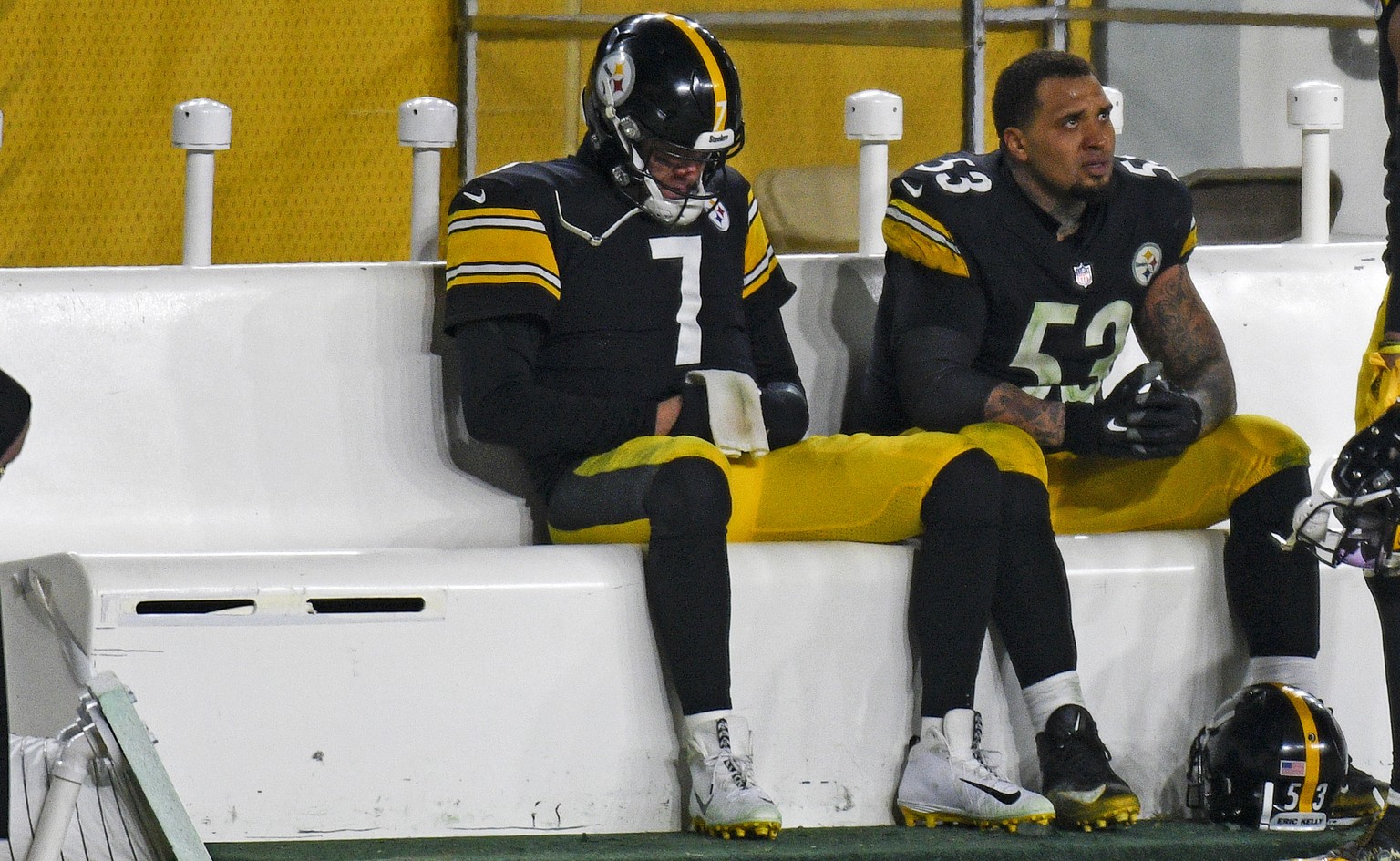 «Devastated!» Ben Roethlisberger war nach dem Playoff-Aus der Steelers untröstlich.