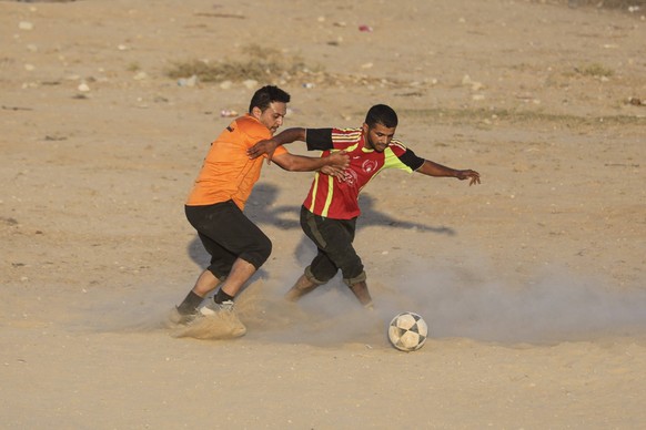 Football tournament in Gaza to lift spirits amid Israeli attacks GAZA CITY, GAZA, PALESTINE - JULY 31: Palestinians take part in the final match of a football tournament organized on the initiative of ...