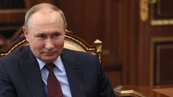 Wladimir Putin bei einem Gespräch im Kreml: Die USA fürchten, dass er auch vor Chemiewaffen nicht Halt macht.