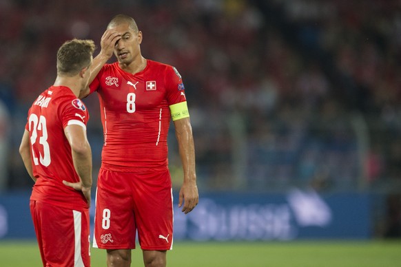 Inler und Shaqiri: erstes Spiel, erste Niederlage.