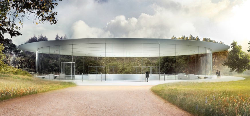 Steve Jobs Theater, Apple Park, Cupertino
Auditorium soll 1000 Gästen Platz bieten