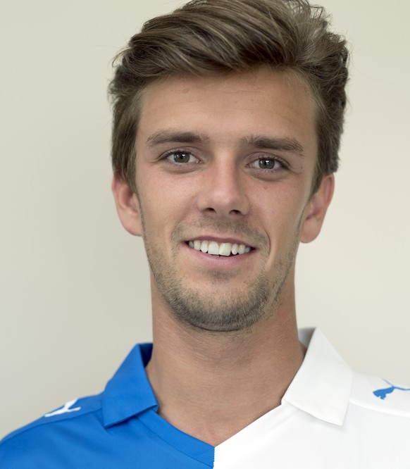 Lucas Andersen, Daenischer Nationalspieler, ist neuer Spieler beim Grasshopper Club Zuerich in Zuerich am Dienstag, 5. Juli 2016. (KEYSTONE/Walter Bieri)