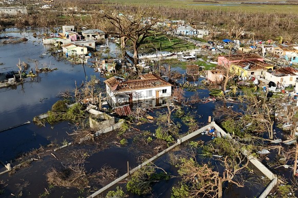 An aerial view of Black River, Jamaica, Thursday, Oct. 30, 2025, in the aftermath of Hurricane Melissa. (AP Photo/Matias Delacroix)
Jamaica Extreme Weather