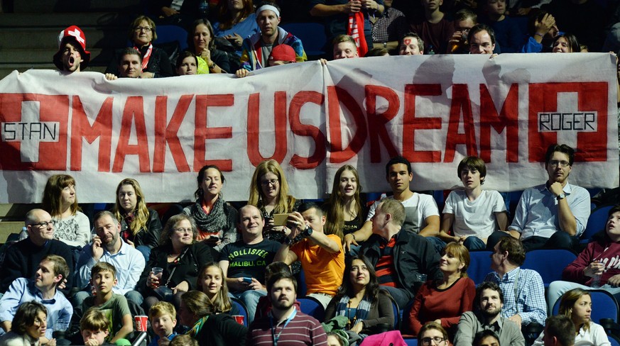 Die Aufforderung der Fans an Wawrinka. Wem sie morgen die Daumen drücken?