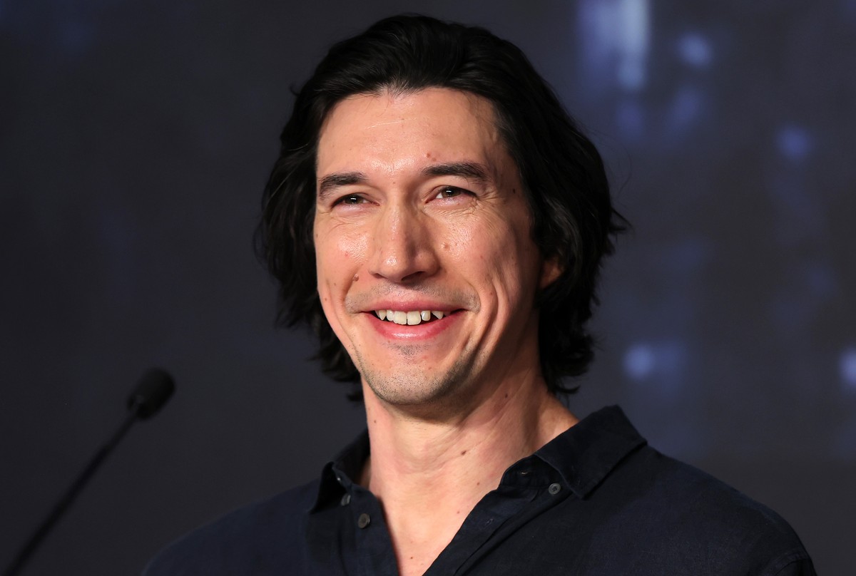 epa11347916 Actor Adam Driver attends the press conference for 'Megalopolis' during the 77th annual Cannes Film Festival, in Cannes, France, 17 May 2024. The film festival runs from 14 to 25 ...