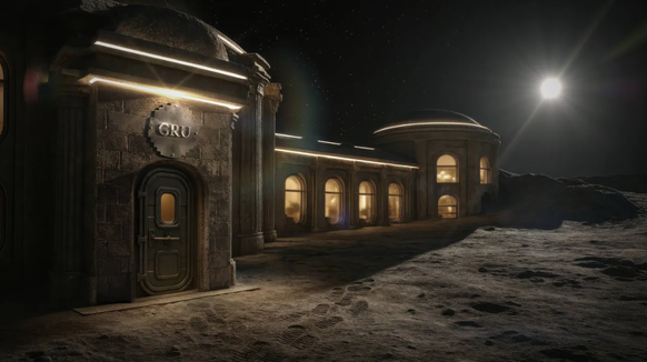 Kein Strandurlaub: Wer Zeit auf dem Mond verbringen will, würde in diesem Hotel von Gru Space wohnen.