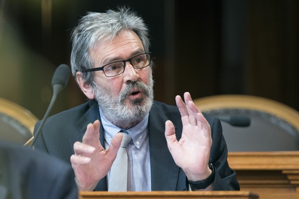 Staenderat Roberto Zanetti, SP-SO, spricht an der Herbstsession der Eidgenoessischen Raete, am Donnerstag, 28. September 2017, in Bern. (KEYSTONE/ Peter Schneider)