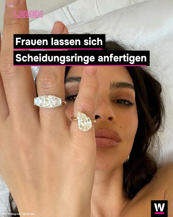 <p>Frauen lassen sich Scheidungsringe anfertigen.</p>