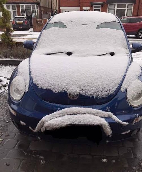 car with face