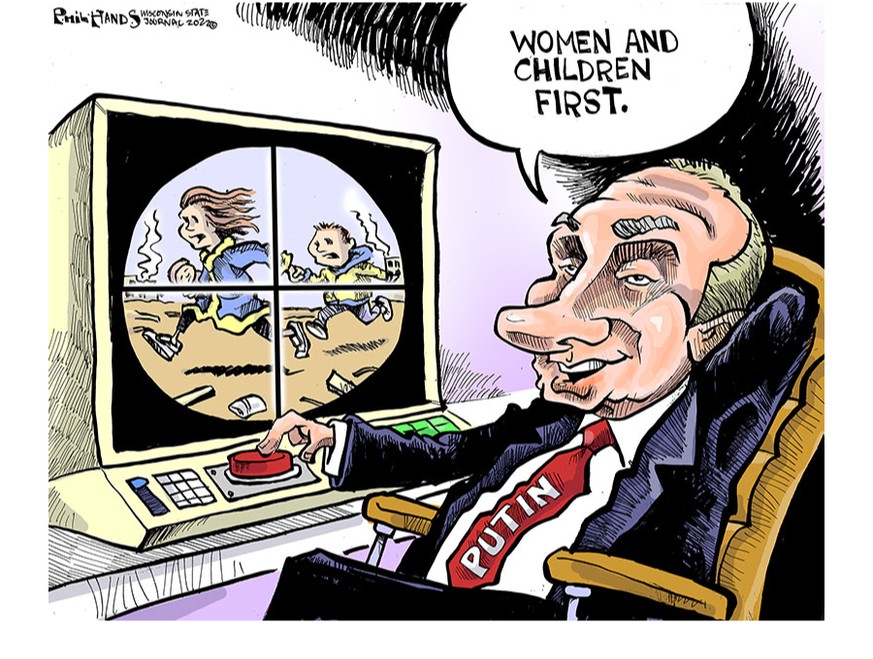29 Karikaturen, die russische Medien garantiert nicht zeigen dürfen