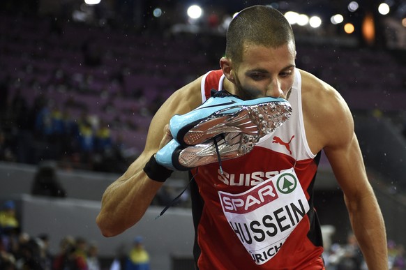 Kariem Hussein will auch in Peking seine Schuhe küssen.