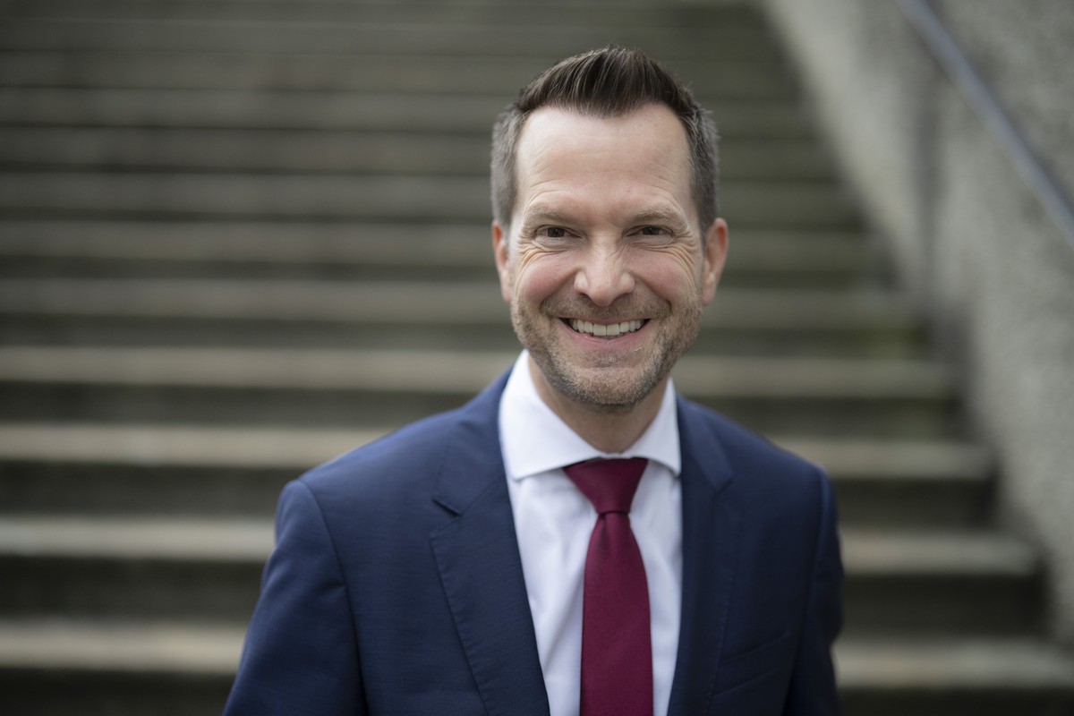 Nationalrat Pascal Schmid (SVP-TG) posiert fuer ein Portrait, aufgenommen am Dienstag, 13. Oktober 2026, in Weinfelden. (KEYSTONE/Gian Ehrenzeller)