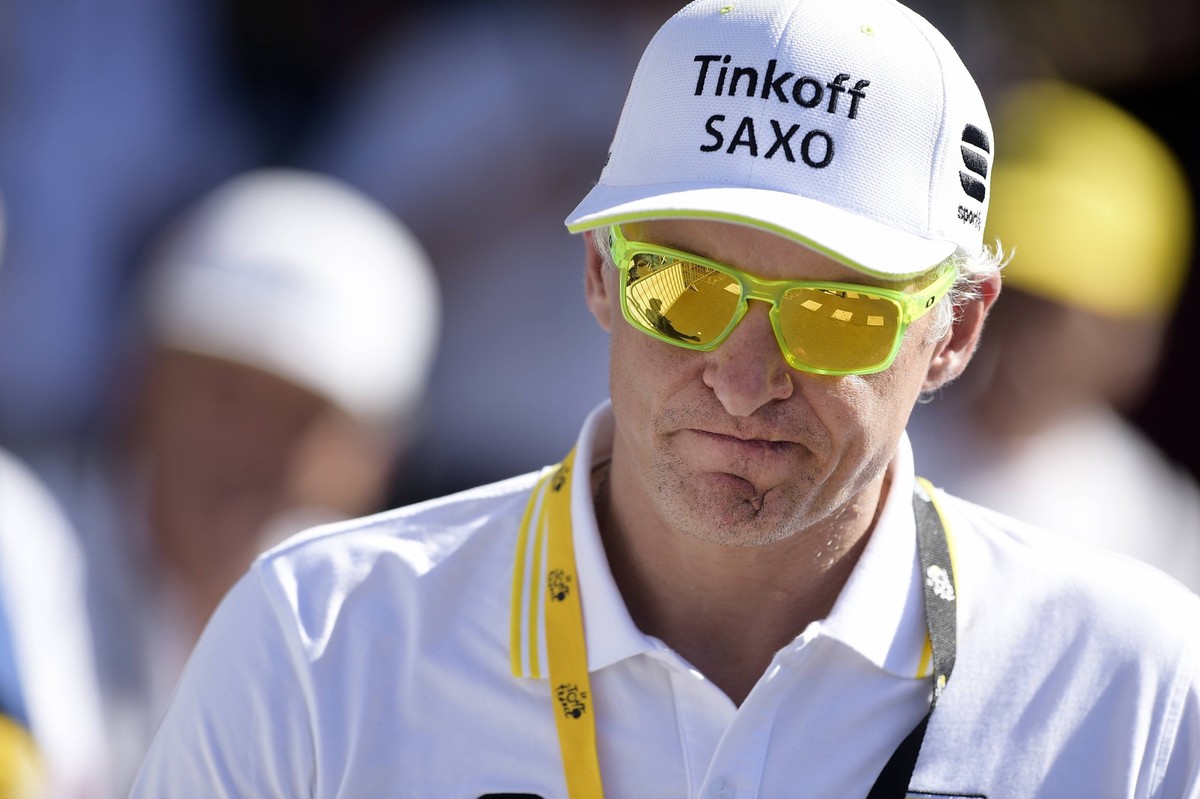- FOUGERES, FRANCE: Oleg Tinkov, Owner of Tinkoff-Saxo pictured after stage 7 of the 102nd edition of the Tour de France cycling race, 190,5 km from Livarot to Fougeres, France, Friday 10 July 2015. T ...