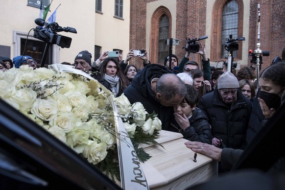 Funeral of Chiara Costanzo, victim of the Crans Montana tragedy January 7, 2026, Milan. Funeral of Chiara Costanzo, the 16-year-old from Milan who died in the fire at the Le Constellation club in Cran ...