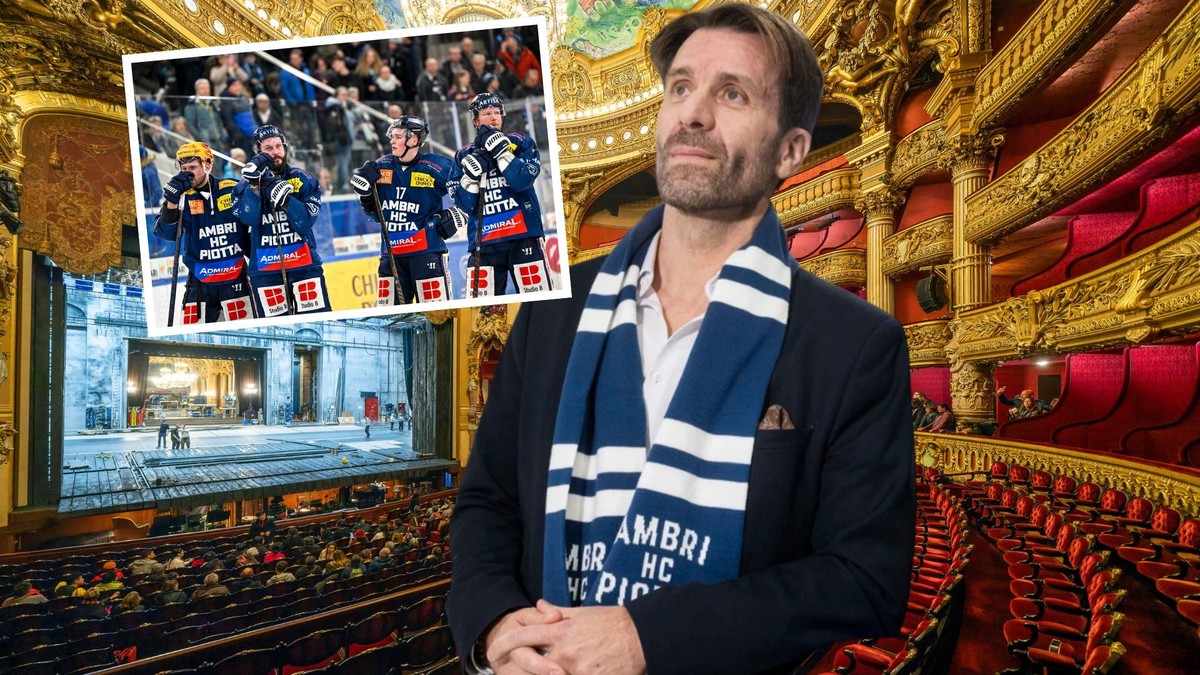 Ambri et Lars Weibel nous proposent un remake sur glace du Fantôme de l'Opéra.