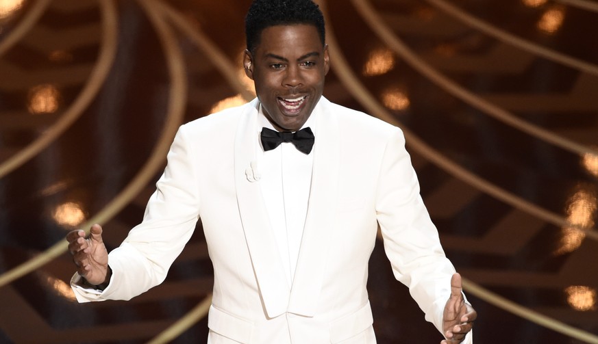 Chris Rock on stage: Der Comedian und Schauspieler moderiert die diesjährige Oscar-Verleihung.