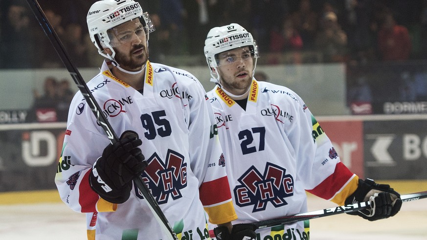 1:6 in Fribourg: Die Bieler Wellinger und Huguenin sind bedient.