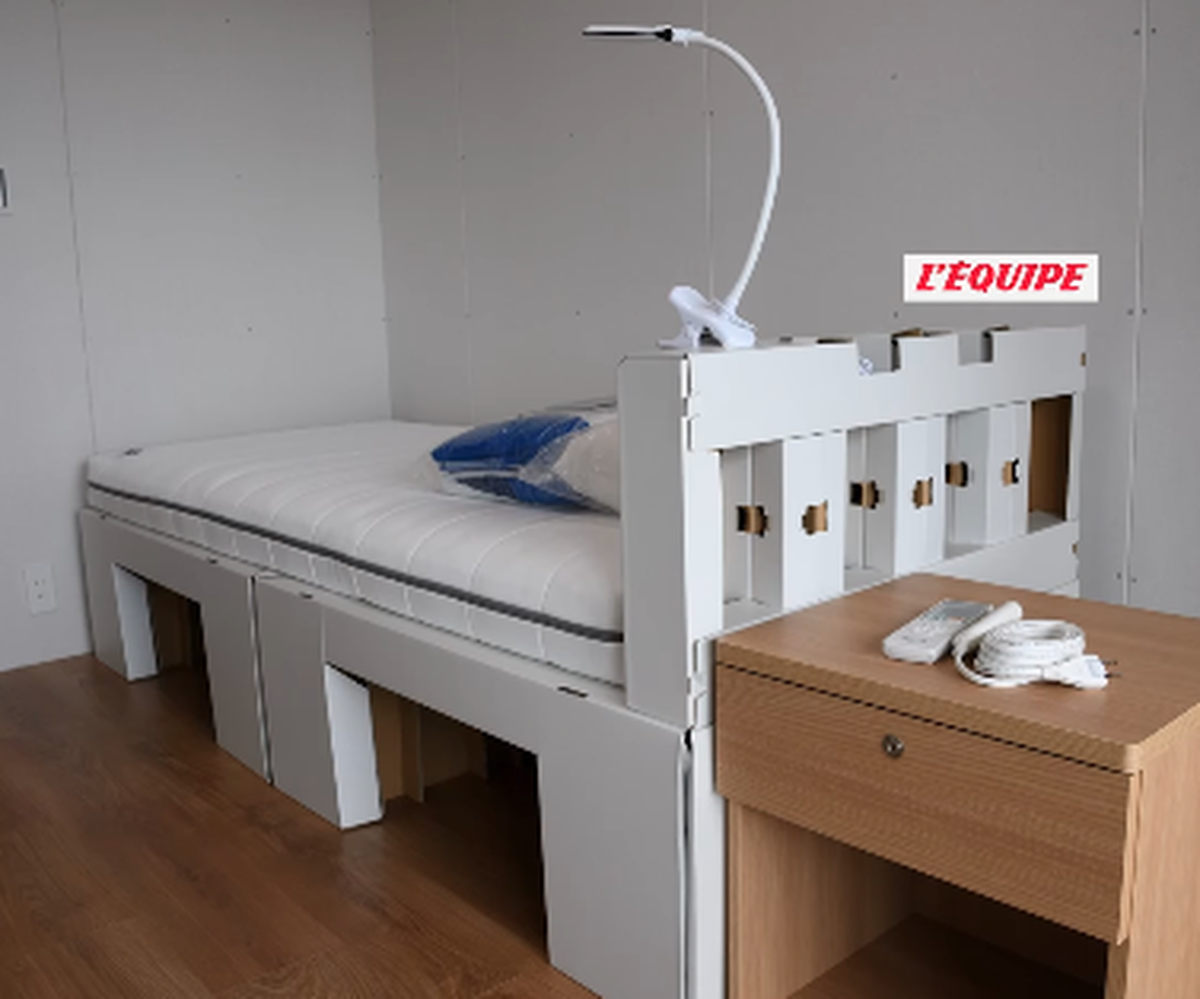 Le lit et son matelas durables.