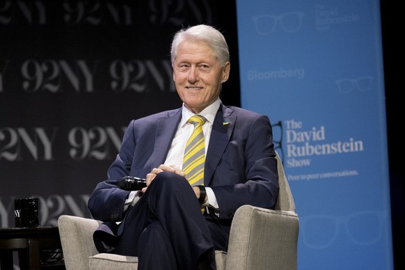 President Bill Clinton speaks at the 92nd Street Y on Thursday, May 4, 2023, in New York. (Photo by Evan Agostini/Invision/AP)
Bill Clinton