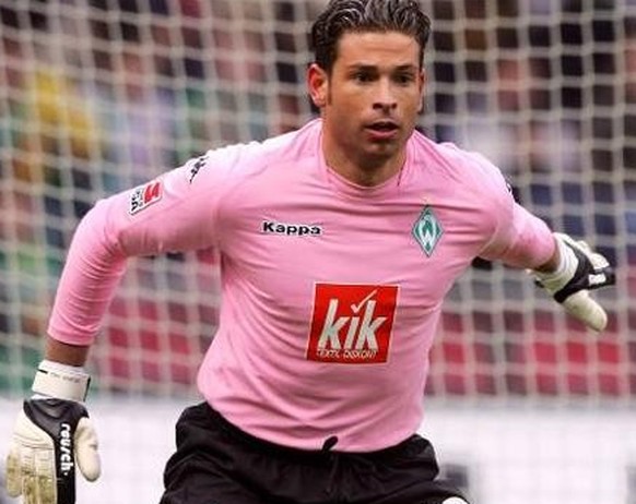 Tim Wiese als Pink-Panther bei Werder Bremen.