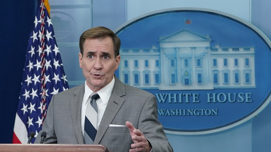 National Security Council spokesman John Kirby speaks during the daily briefing at the White House in Washington, Wednesday, Oct. 26, 2022. (AP Photo/Susan Walsh)